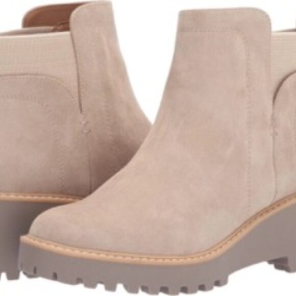 DV by Dolce Vita Women's Rango Wedge Boot Light Gray Size 11 - Picture 1 of 6